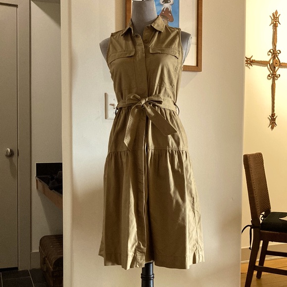 J. Crew Dresses & Skirts - J Crew Sleeveless Shirt Dress, Size 2